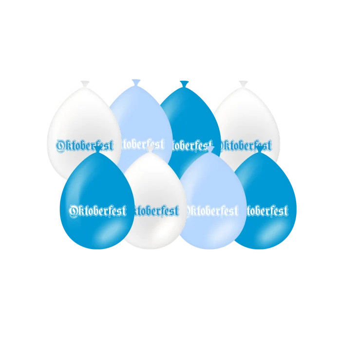 Oktoberfest Ballonnen - 8 stuks - 30 cm