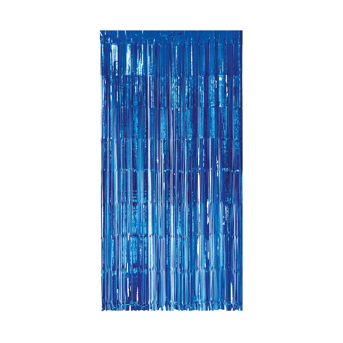 Foliegordijn - 200 x 100 cm - donkerblauw