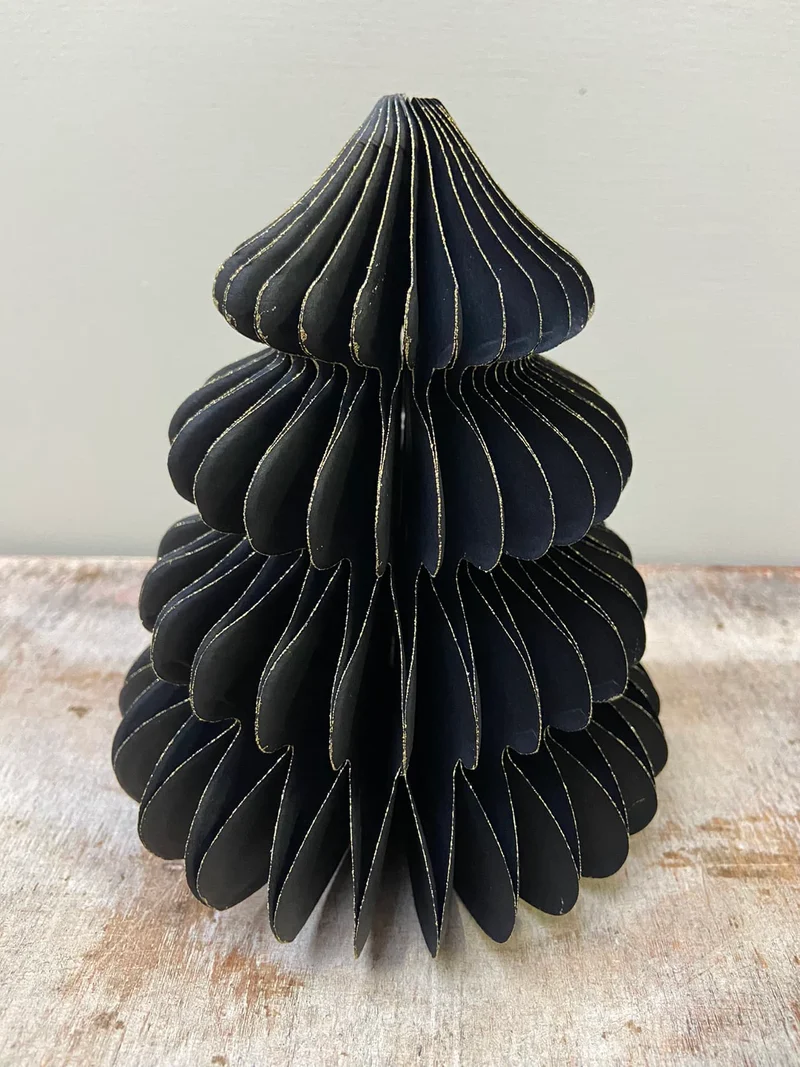 Kerstboom Zwart / goud