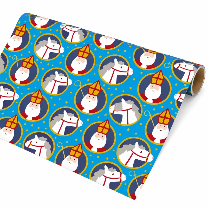 Sinterklaas inpakpapier Sint - 250 x 46,5 cm
