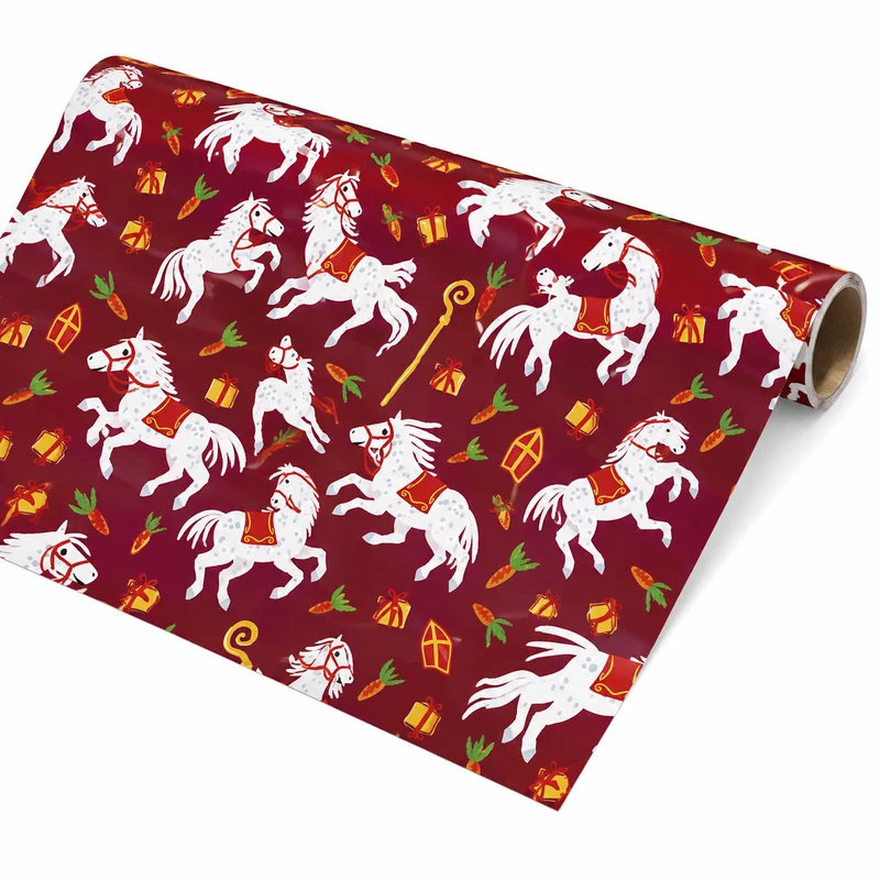 Sinterklaas inpakpapier Ozosnel - 250 x 46,5 cm
