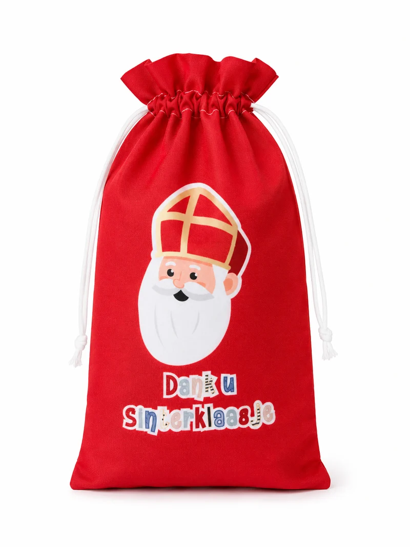Pepernotenzakje Dank u Sinterklaasje - 15 x 25 cm