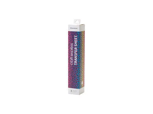 Craft Express Dynamic Leo Transferfolie – 30,5 x 30,5 cm – 4 Stuks