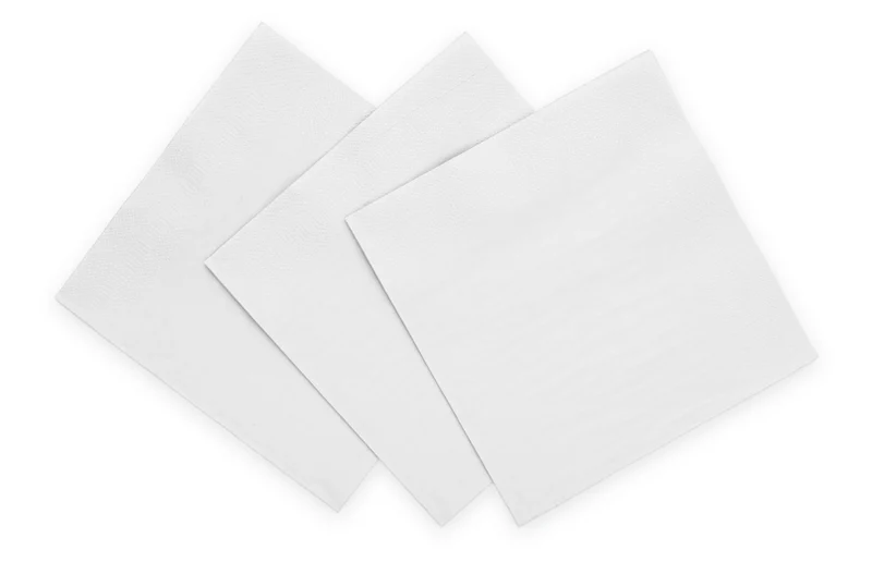 Servetten FSC - 20 stuks - 33 x 33 cm - wit