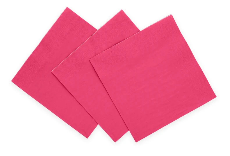 Servetten FSC - 20 stuks - 33 x 33 cm - roze