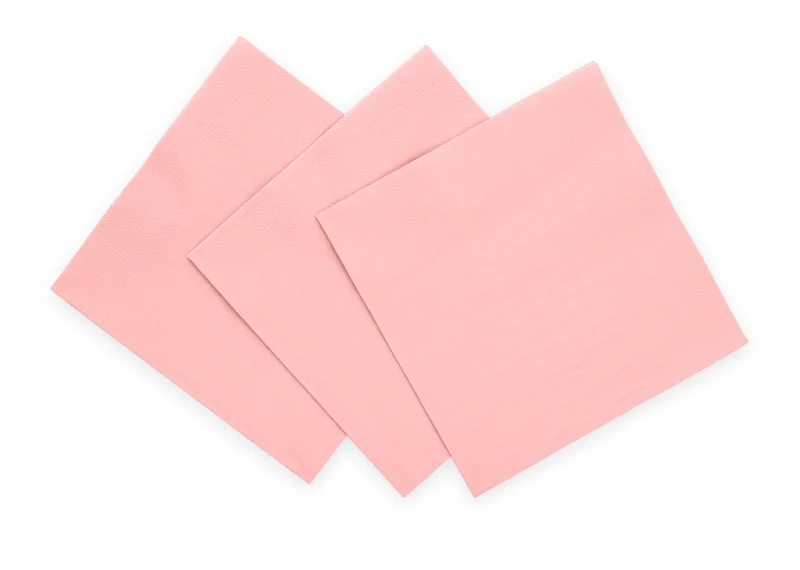 Servetten FSC - 20 stuks - 33 x 33 cm - lichtroze