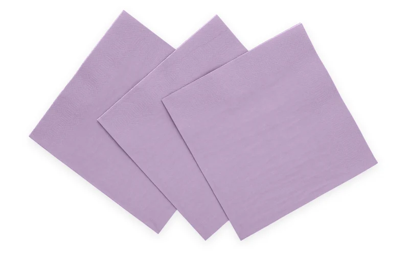 Servetten FSC - 20 stuks - 33 x 33 cm - lichtpaars