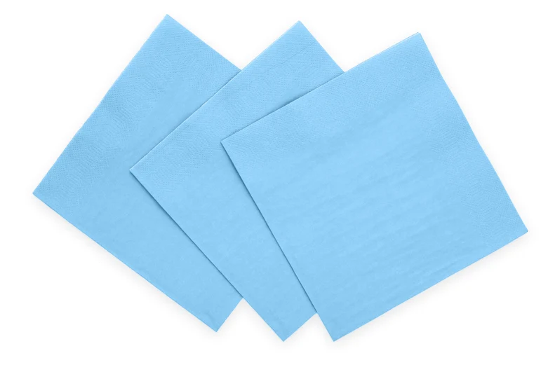 Servetten FSC - 20 stuks - 33 x 33 cm - lichtblauw