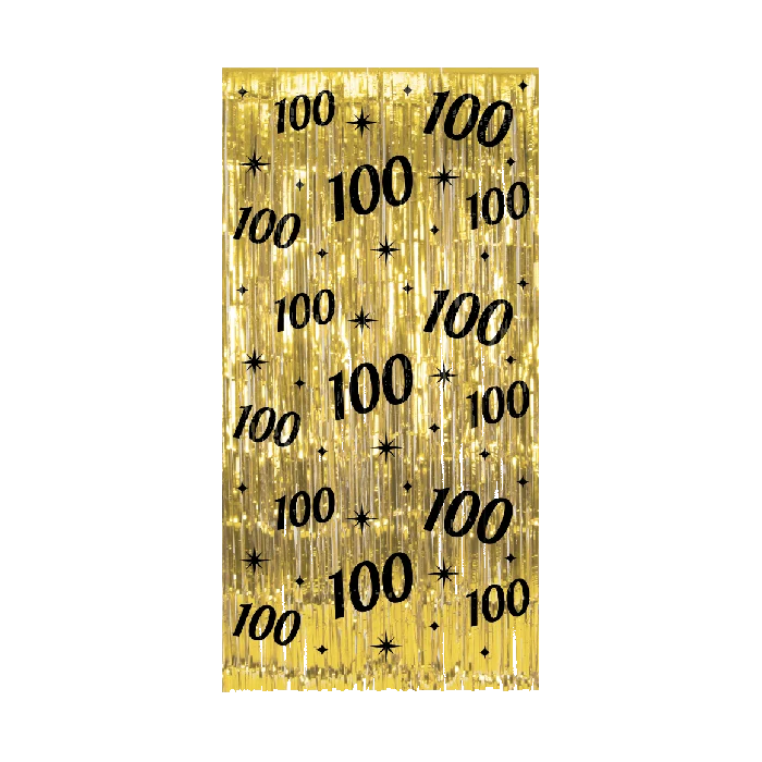 Foliegordijn - 200 x 100 cm - 100 jaar - Classy