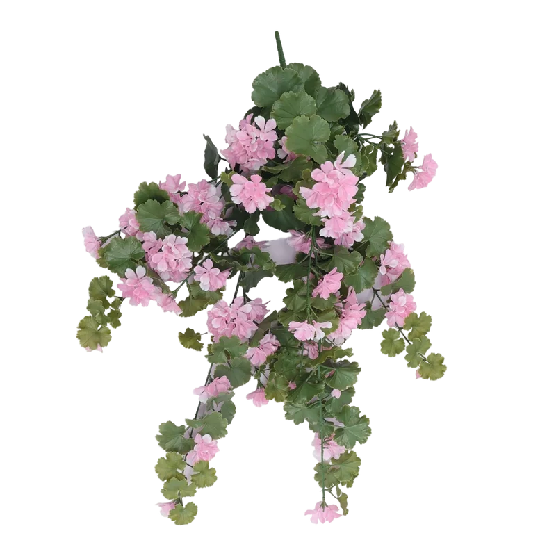 Künstliche Hänge-Geranie - Sunny | 88 cm rosa