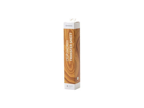 Craft Express Warm Zand Transferfolie – 30,5 x 30,5 cm – 4 Stuks