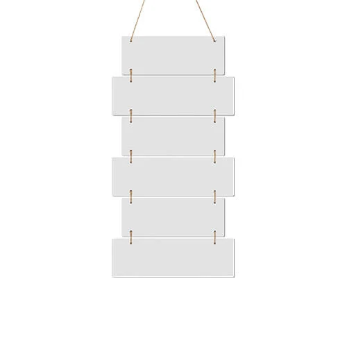 Zes Hangende MDF Frames voor Sublimatie