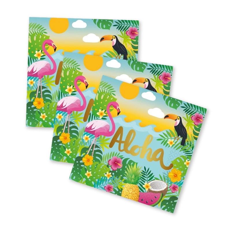 Aloha servetten - 20 stuks - 33 x 33 cm