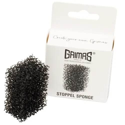 Grimas Stoppelsponsje Grof - Professionele Schminkspons voor Stoppelbaard / Schaafwonden