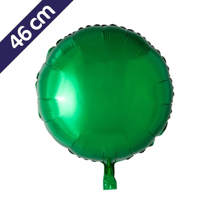 Folieballon rond - 46 cm - groen