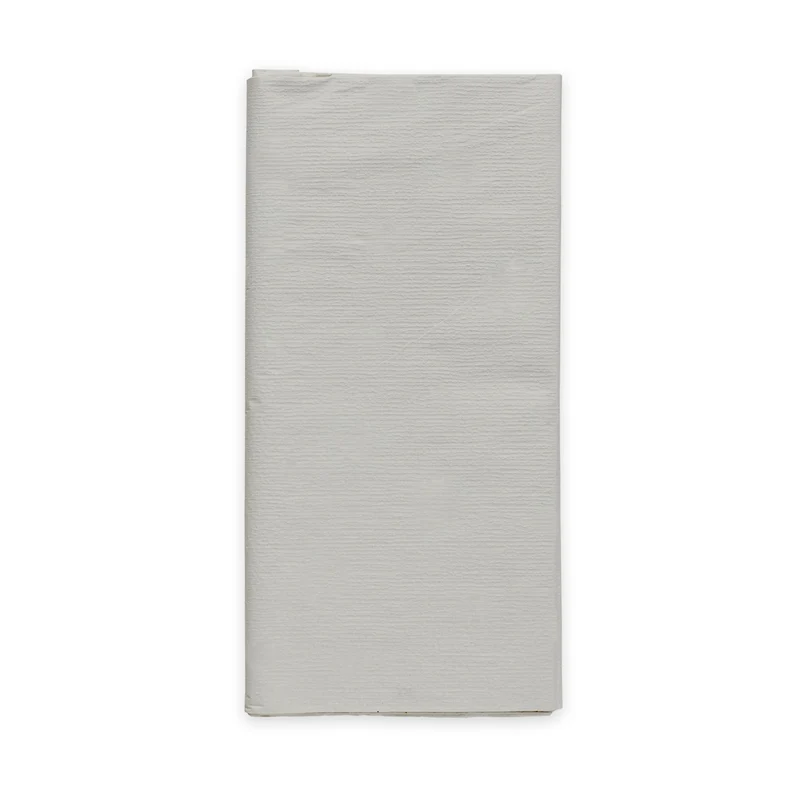 Papieren tafelkleed FSC - 120 x 180 cm - zilver