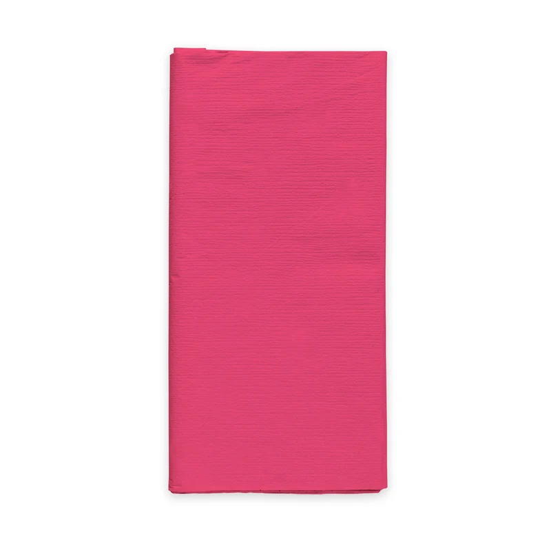 Papieren tafelkleed FSC - 120 x 180 cm - roze