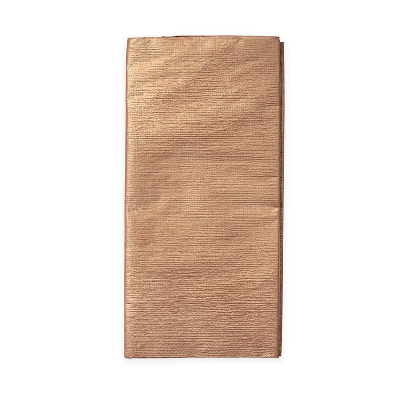 Papieren tafelkleed FSC - 120 x 180 cm - rosé goud