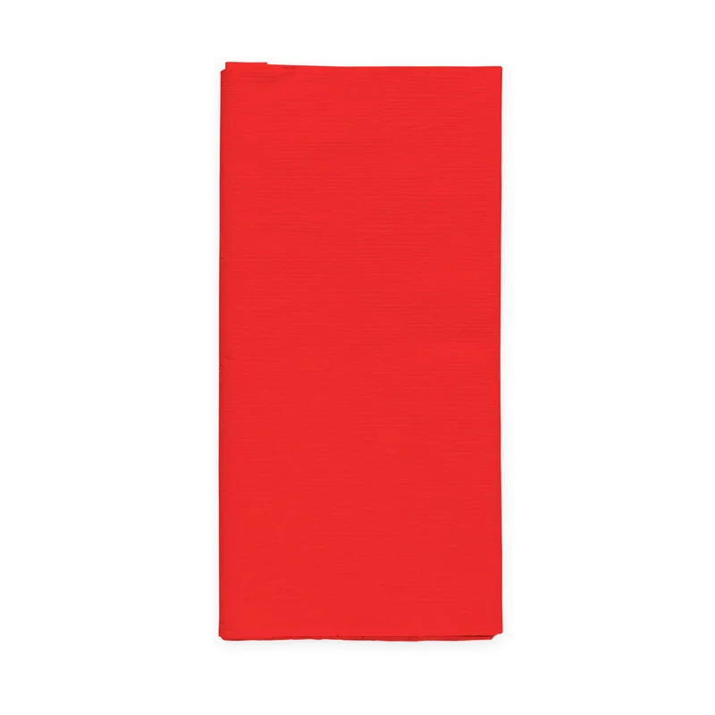 Papieren tafelkleed FSC - 120 x 180 cm - rood