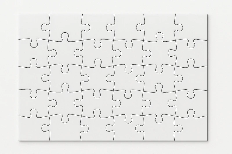Puzzel 24 delig voor sublimatie