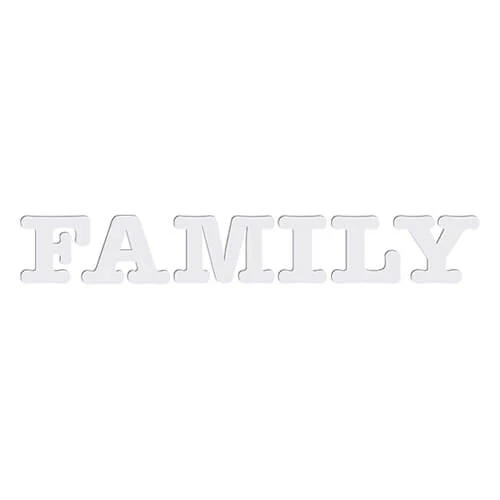 MDF-letters FAMILY voor sublimatie