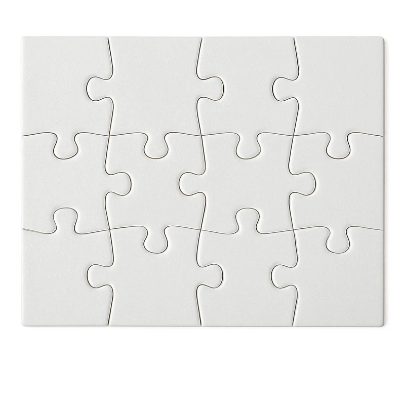 Sublimatie Puzzel – 12 Delig – Karton – 17 x 12 cm