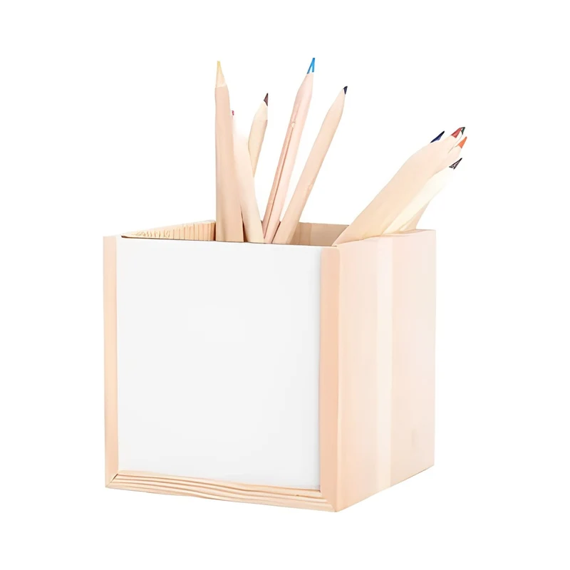 MDF Pennenbak – Voor Sublimatie – Bedrukbare Bureau Organizer