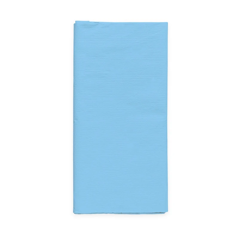 Papieren tafelkleed FSC - 120 x 180 cm - lichtblauw