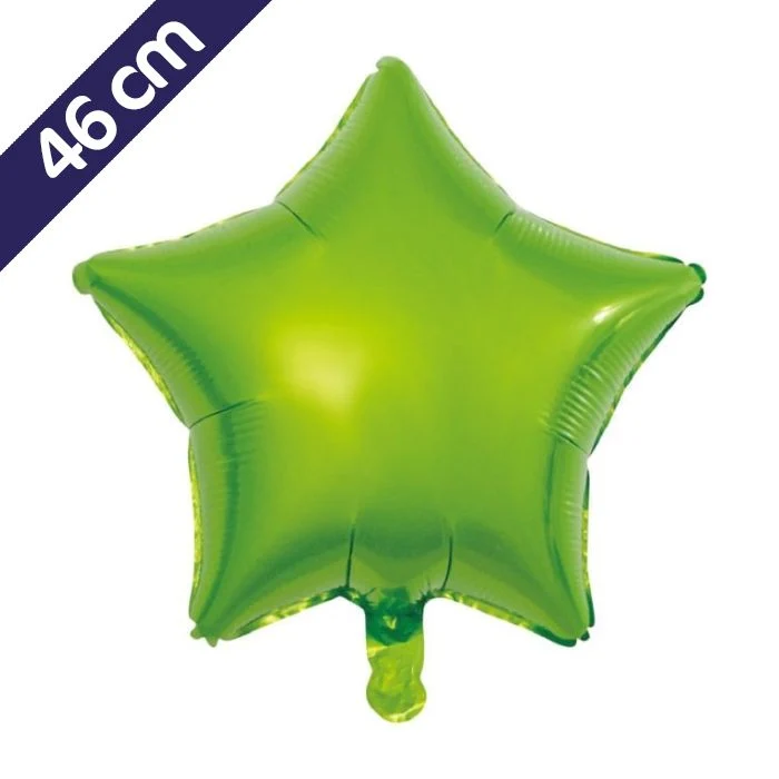 Ster Folieballon - 46 cm - licht groen