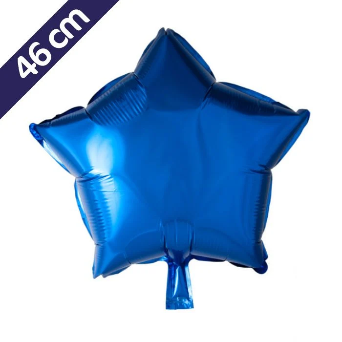 Ster Folieballon - 46 cm - donker blauw