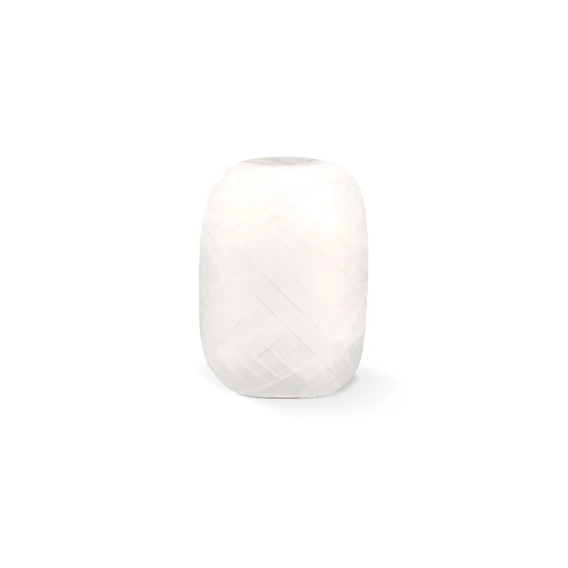 Krullint / Cadeaulint - 20 meter x 5 mm - wit