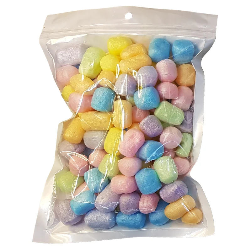 Ballon foam vulling meerkleurig pastel zakje