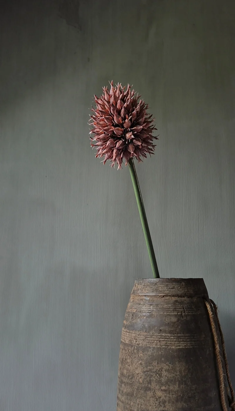 Pineapple kunsttak roestbruin 67 cm - bol Ø10 cm
