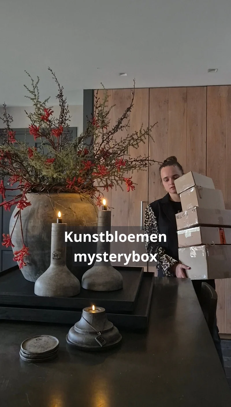 Kunstbloemen mysterybox