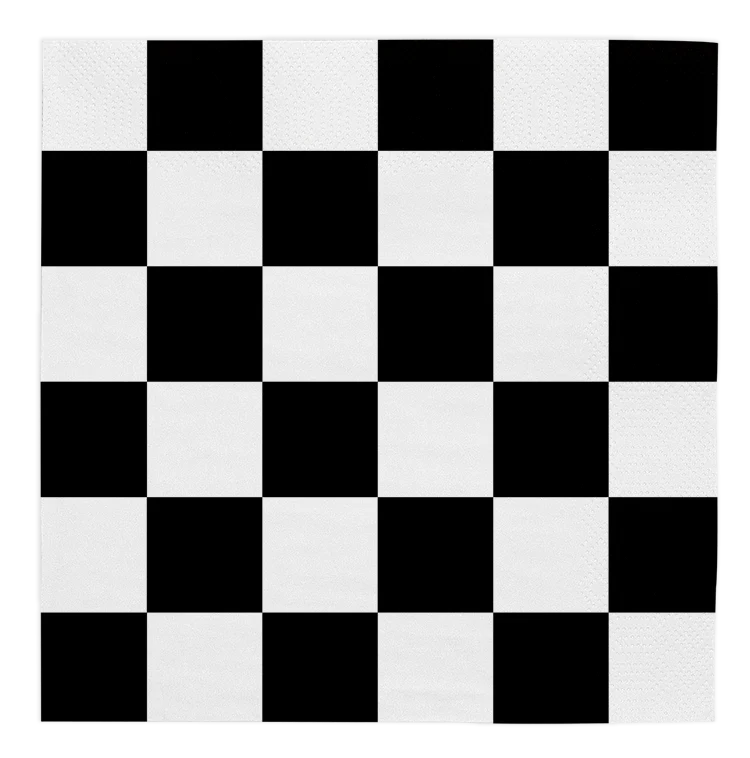Formule 1 race vlag servetten - 20 stuks