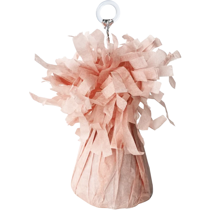 Folie ballongewicht - pastel oranje