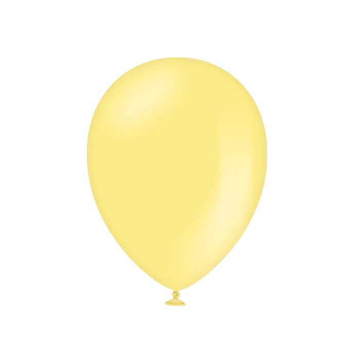 Ballonnen - 10 stuks - pastel geel