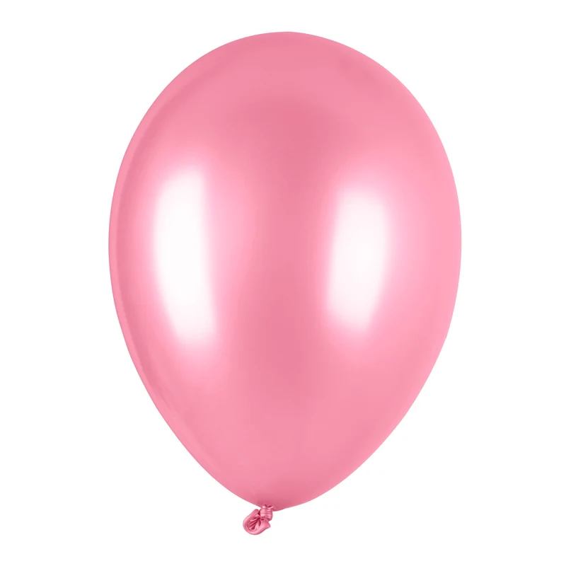 Metallic roze ballonnen 100 stuks 12 inch latex