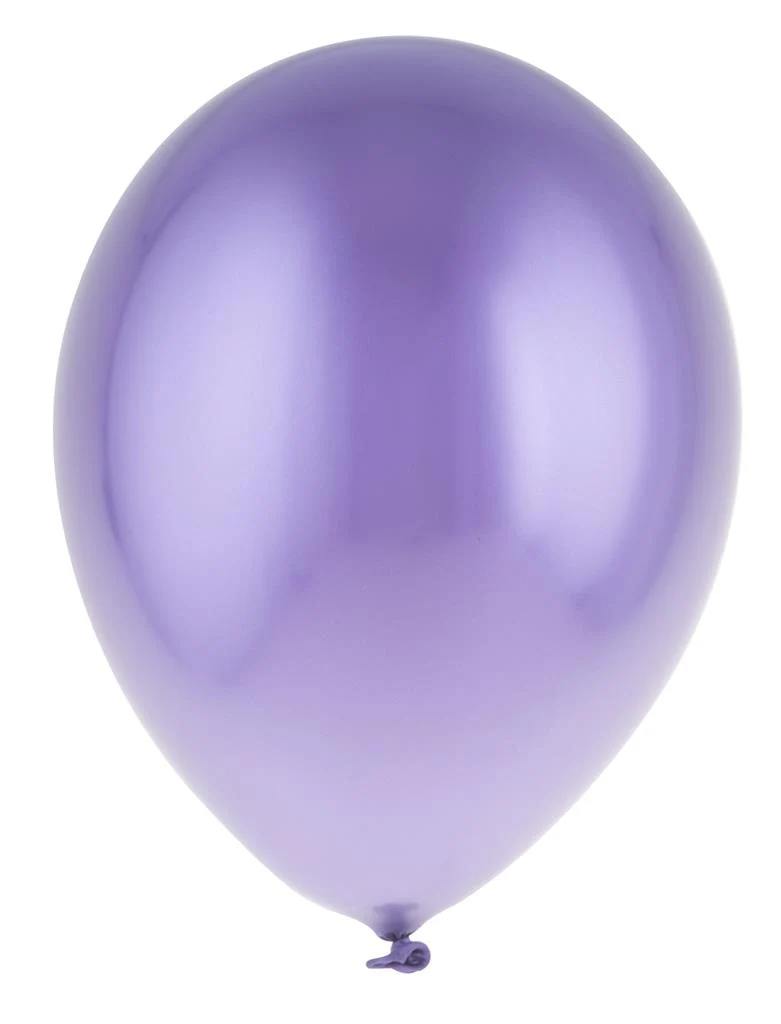 Chrome ballonnen lila 12 stuks 30,5 cm Funny Fashion