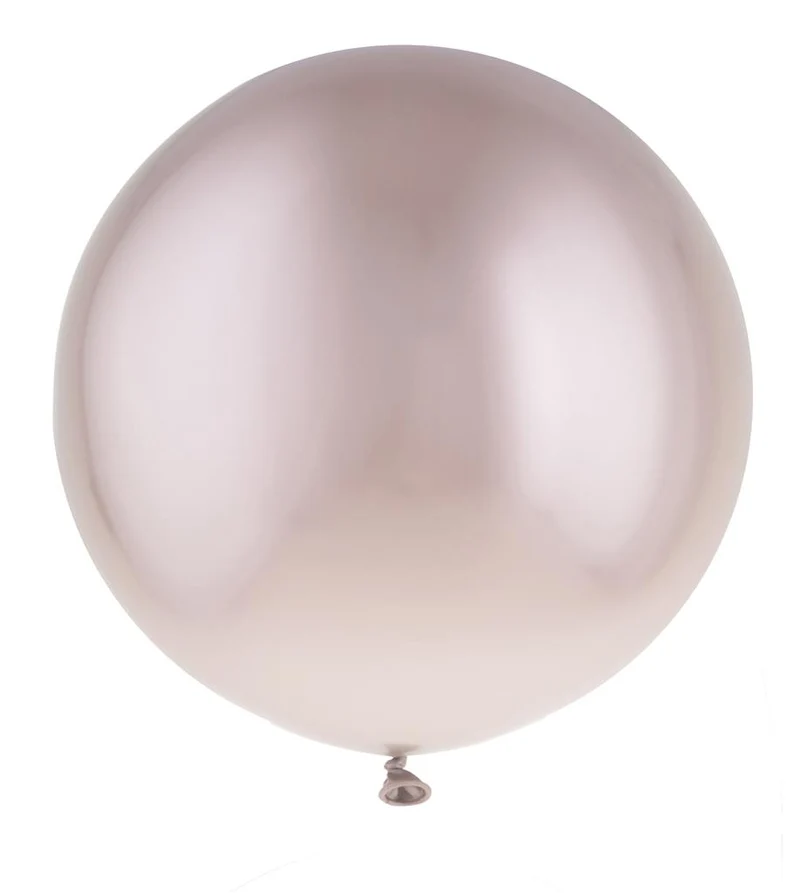 Metallic ballonnen rosé 13.8 inch 12 stuks latex