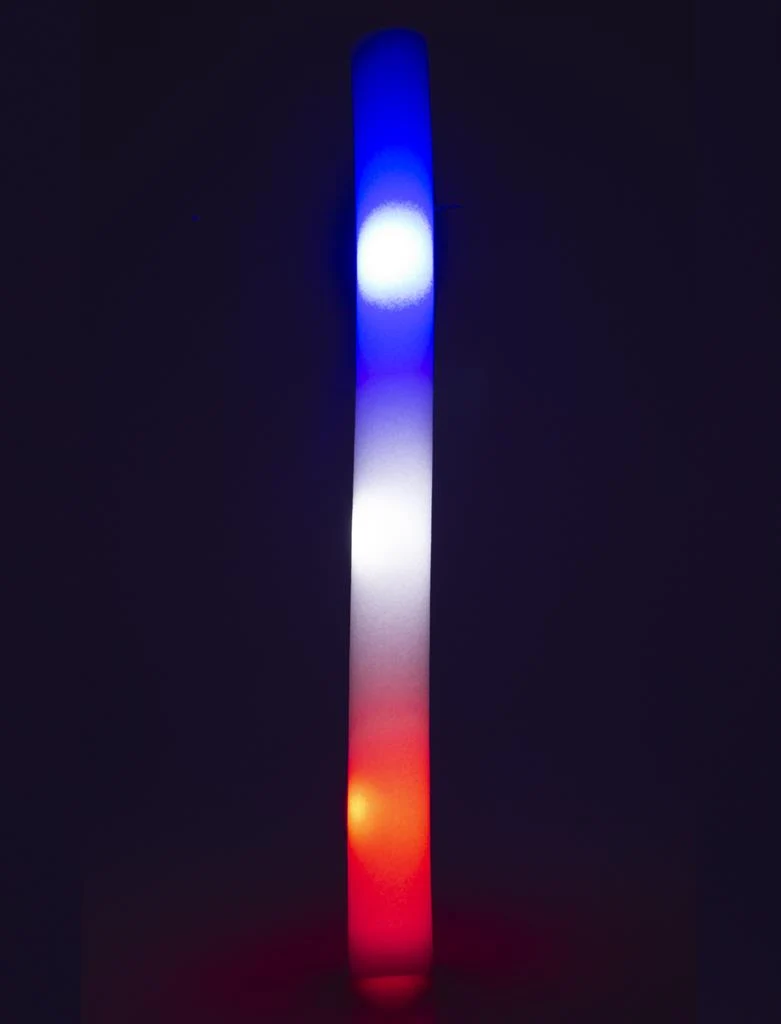 Led foam stick Frankrijk 48 cm rood wit blauw