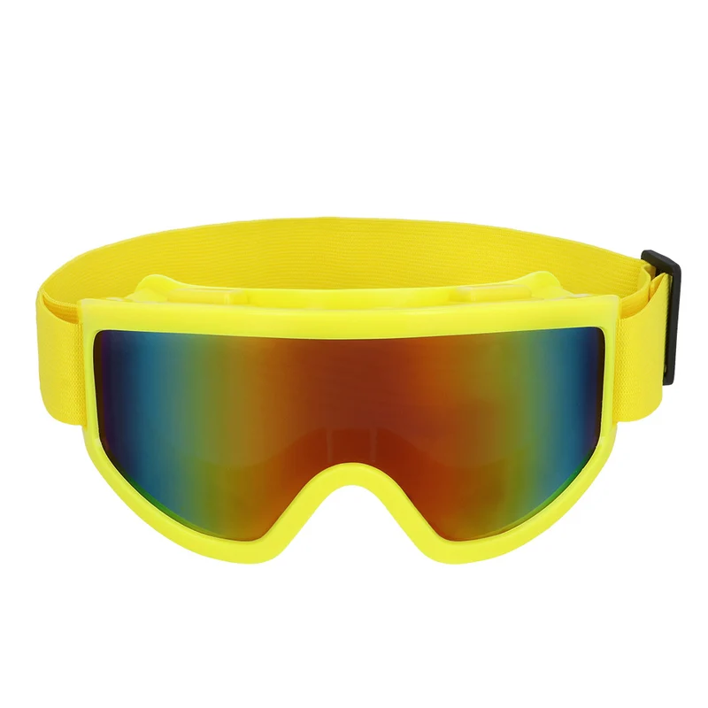 Skibril neon geel unisex