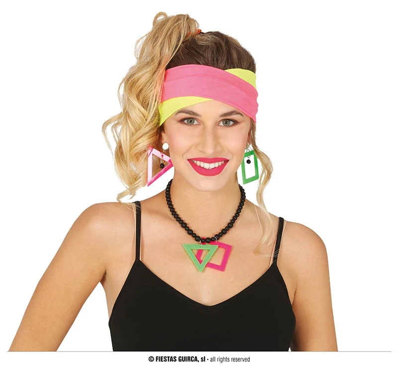 Jaren 80 accessoire set Linda (5-delig)