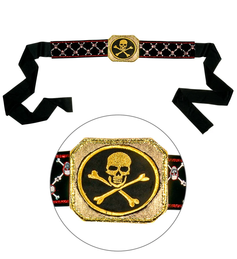 Piraten riem met gesp