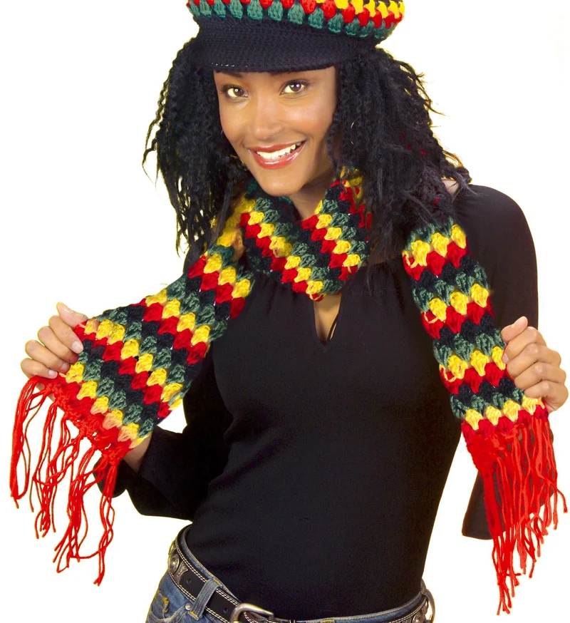 Rasta sjaal reggae