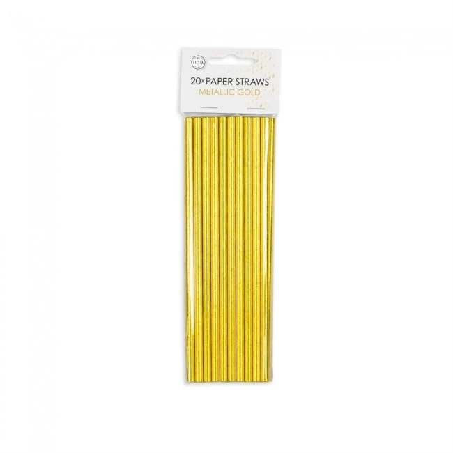 Rietjes Metallic Goud (20st)