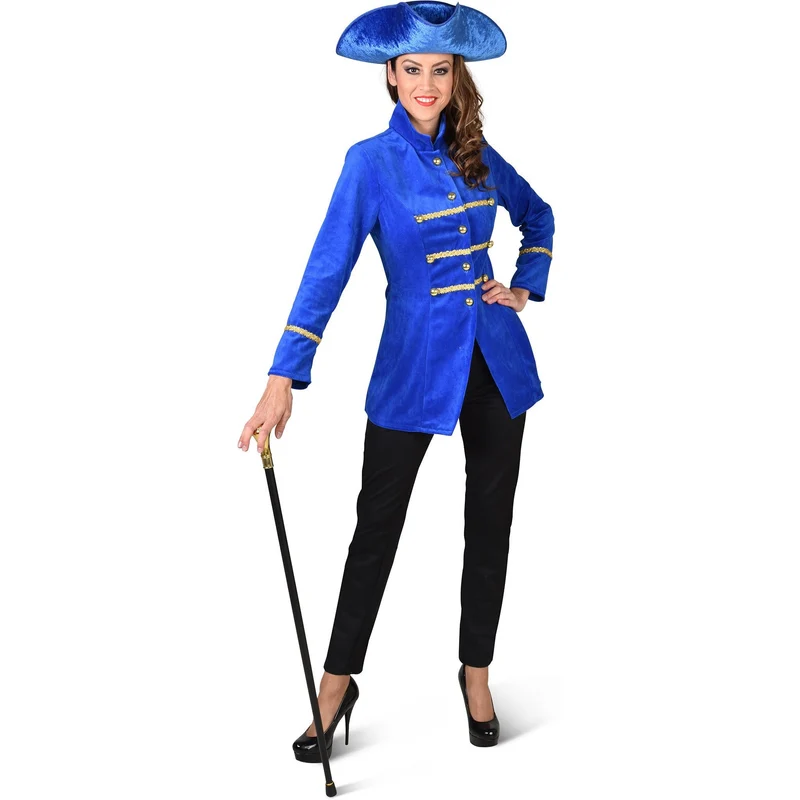 Parade jas blauw dames