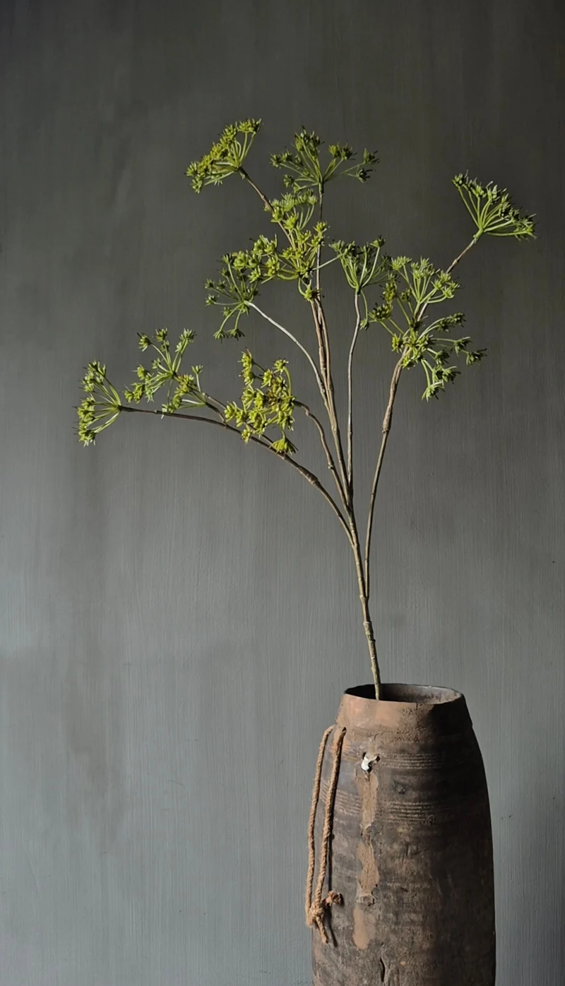 Fluitenkruid kunsttak groen - 90 cm