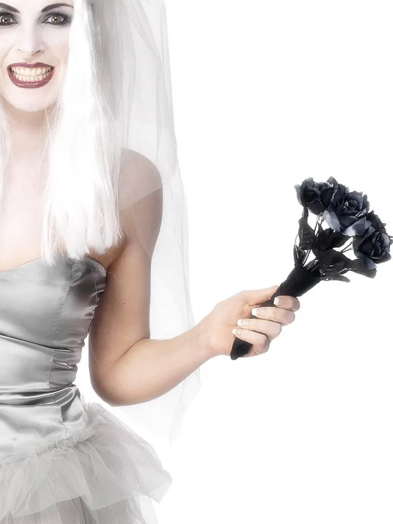 Halloween boeket zwarte rozen