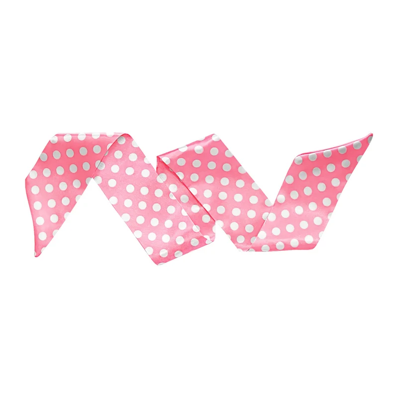 Roze sjaaltje met stippen